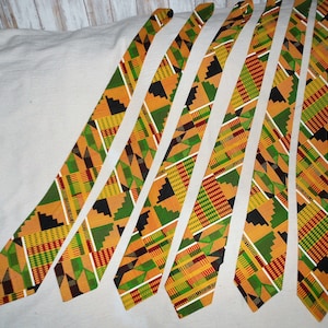 kente cloth necktie