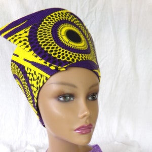 African Print Head Wrap - Etsy