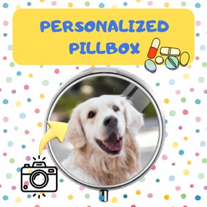 Pilulier personnalisé avec la photo de votre animal, porte-pilules en acier inoxydable image 10