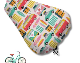 Waterproof Bike Seat Cover - Outdoor City Road/ Mountain Bike Saddle Rain Cover,  Protective Cover for Bike,  Surf and camper lovers gift
