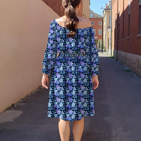 plus size floral off the shoulder maxi dress Taupe Floral Off Shoulder Long Sleeve Maxi Dress  PinkBlush