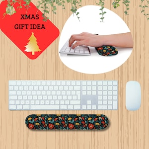 Wrist Rest Pad for computer with Non-Slip Silicone, Floor Carpal Tunnel Cushion, Wrist ergonomic Protector pillow for Working with Keyboard