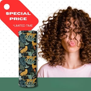 Boho Style Sleep Cap for Curly Hair – Soft Night Bonnet to Protect Curls, Reduce Frizz & Keep Hair Comfortable While Sleeping