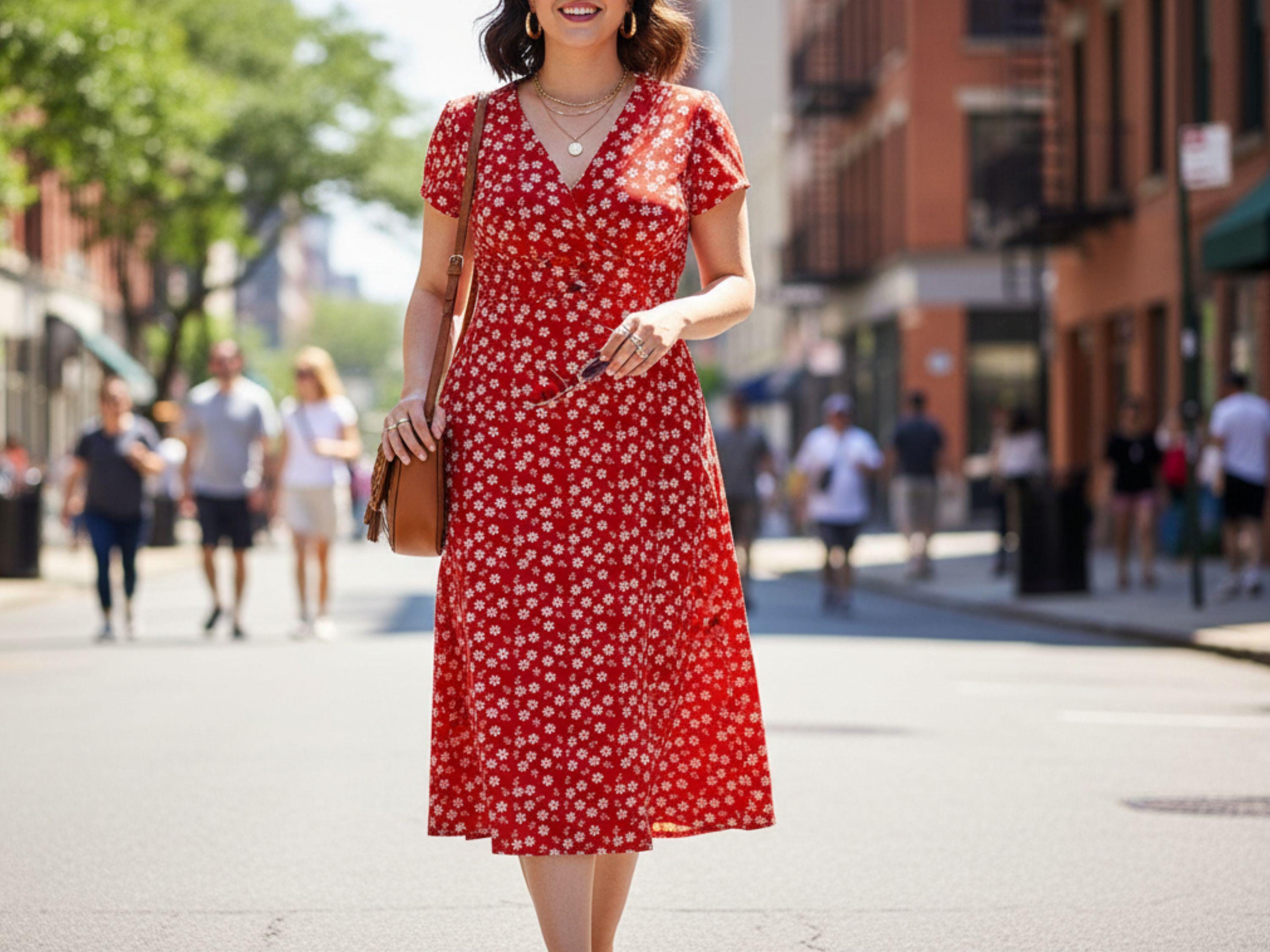 plus size red floral dress Bellini & Brunch Plus-Size Floral Smocked Maxi Dress 1X