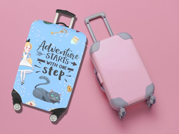 Alice in wonderland luggage hotsell
