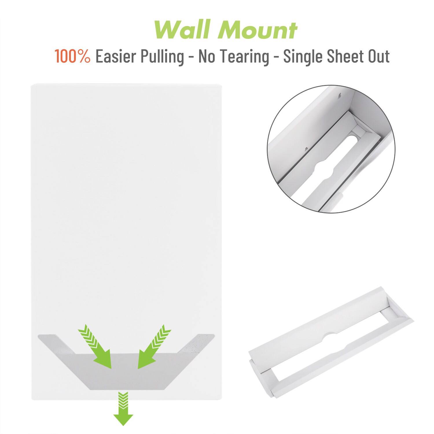 Cozee Bay Bamboo Paper Towel Dispenser/Holder With Lid For