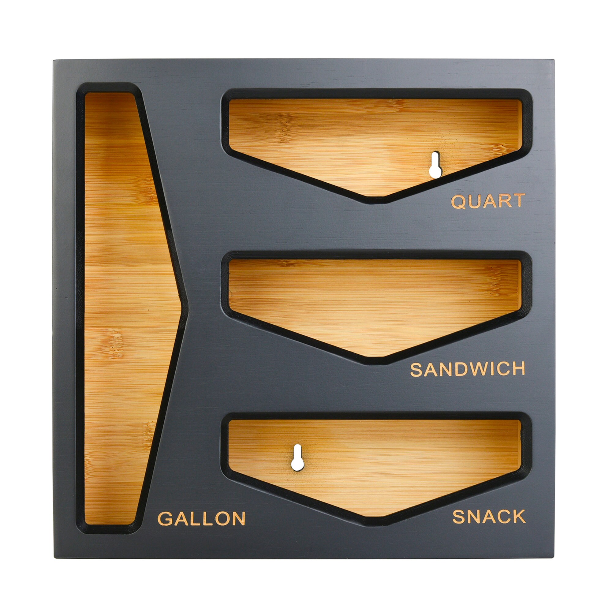 Cozee Bay Bamboo Food Bag Storage Organizer for Kitchen Etsy