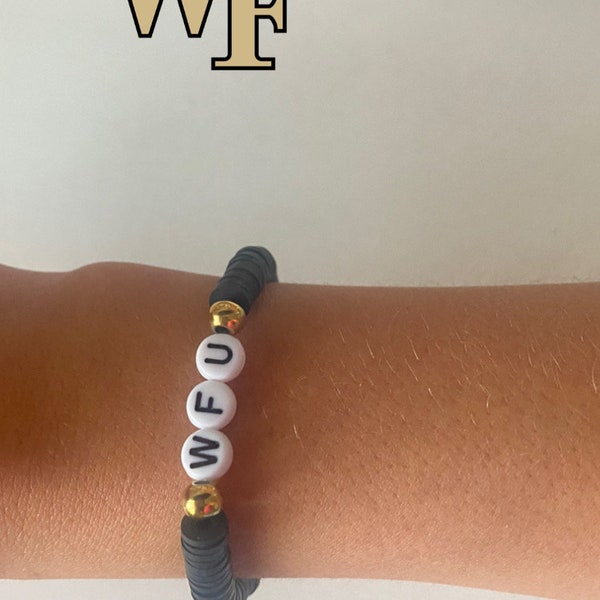 Wake Forest University bracelet