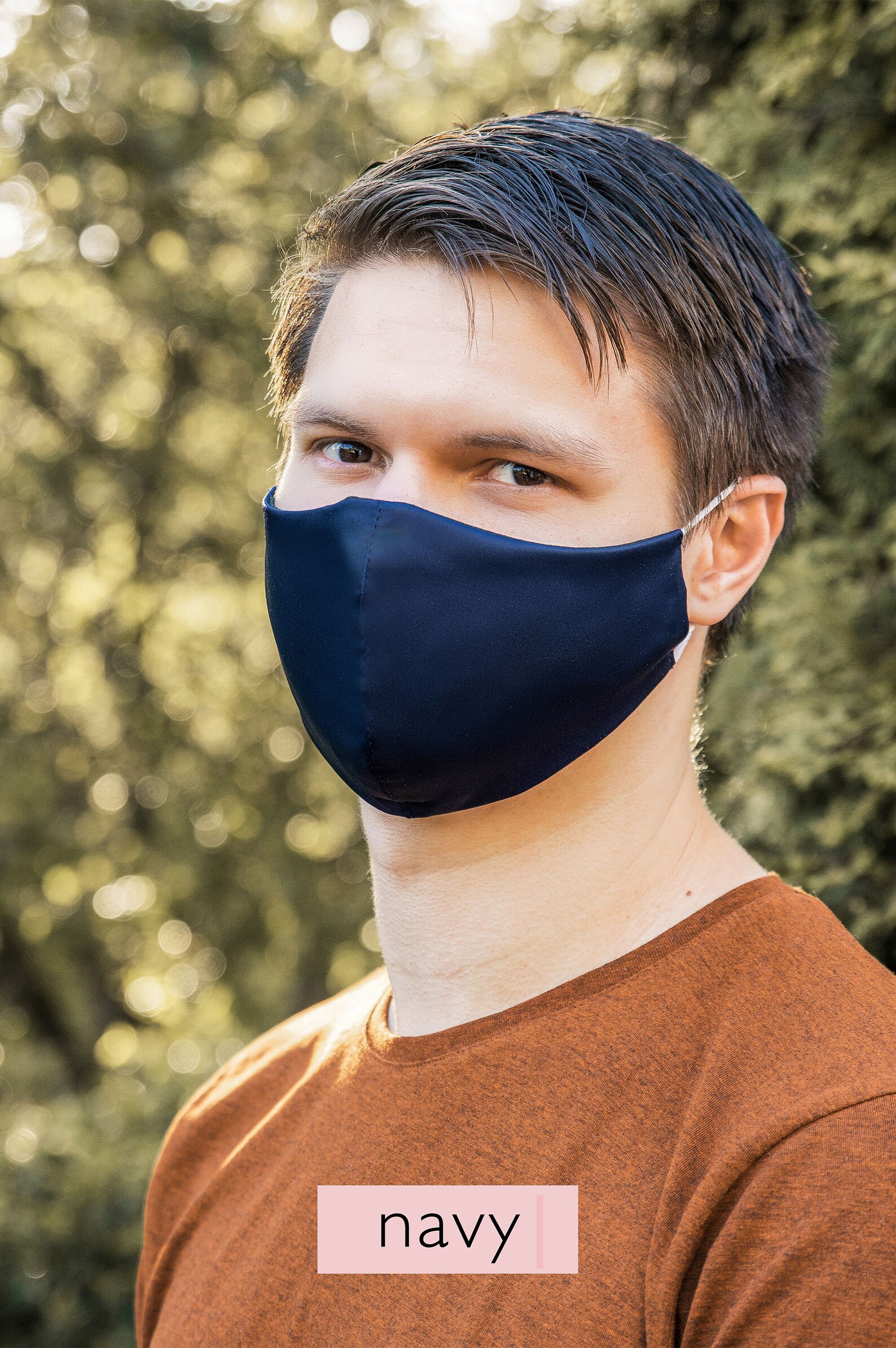 Silk Mask Made in USA Silk Face Mask Satin Mask Washable Etsy