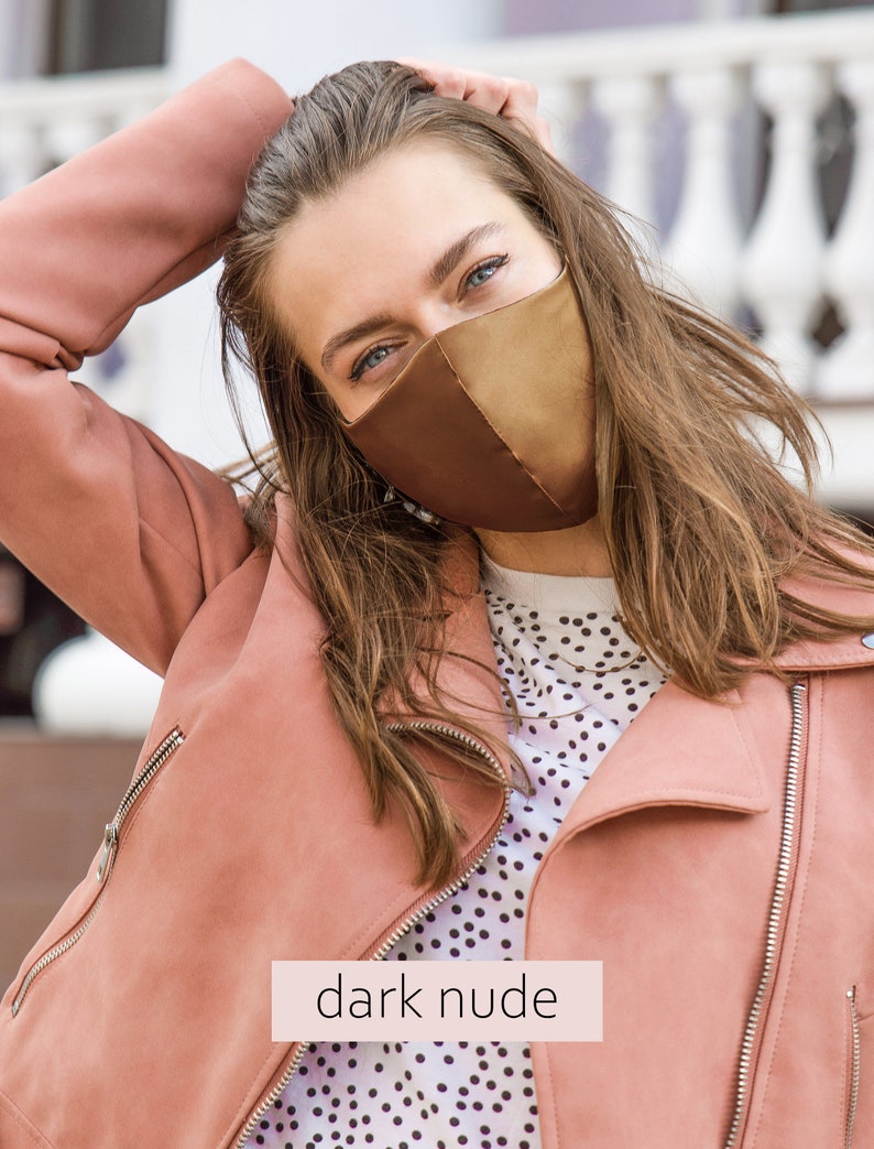 Silk Mask Made in USA Silk Face Mask Satin Mask / Satin Face Etsy