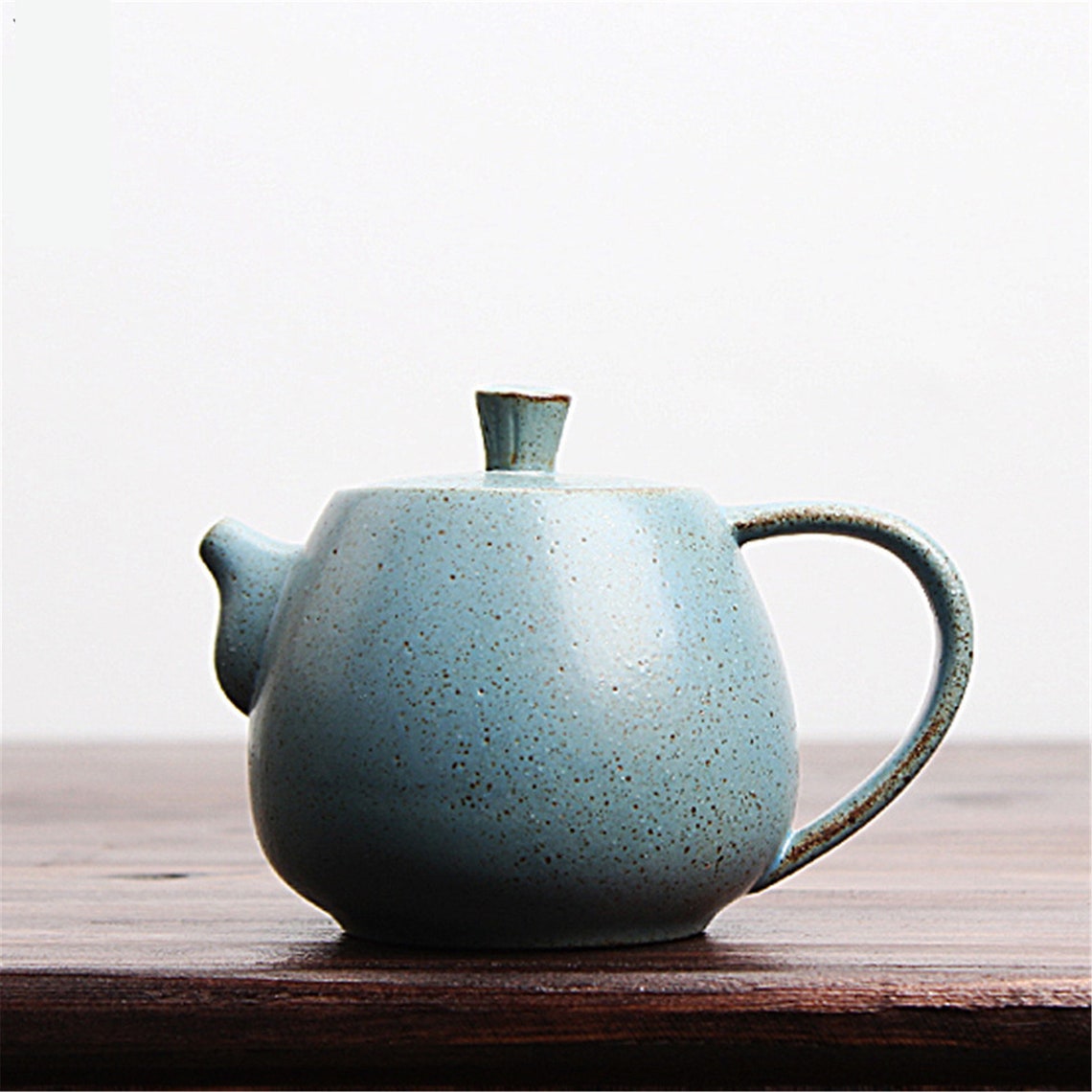 Kiln changed stoneware teapot handmade ceramic teapot Etsy