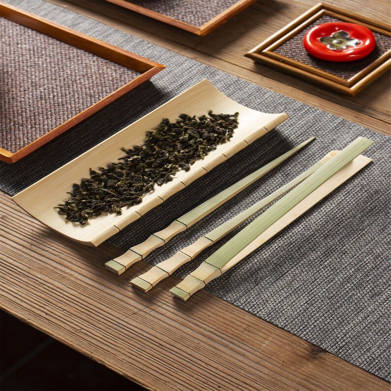 Four-piece tea set bamboo tea needle set tea ceremony