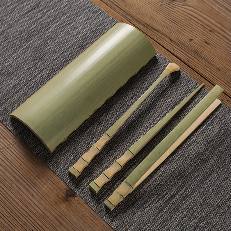Four-piece tea set bamboo tea needle set tea ceremony