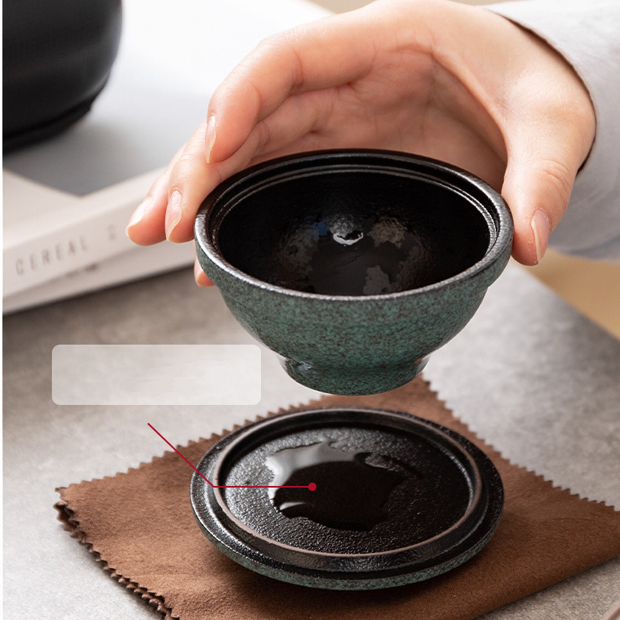 Travel tea set carrying case one pot and two cups Etsy