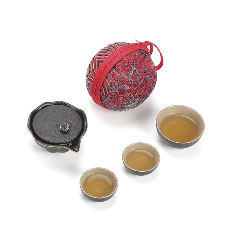 Portable Nianxiang Kuai Ke Cup Handmade Creative Travel Kung Fu Tea Set