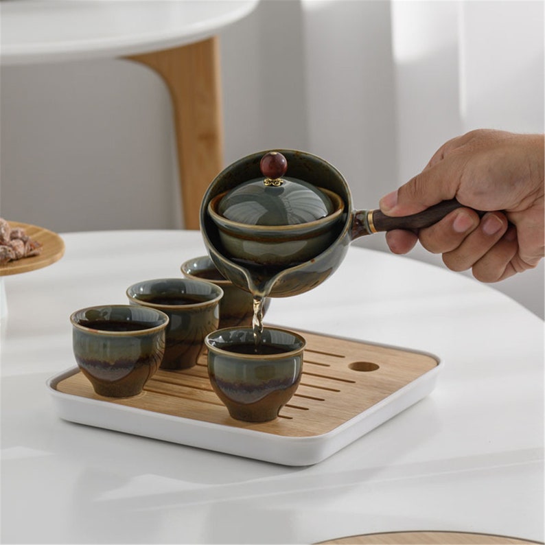 Ceramic Kung Fu Tea Set Gift Set Office Home image 0