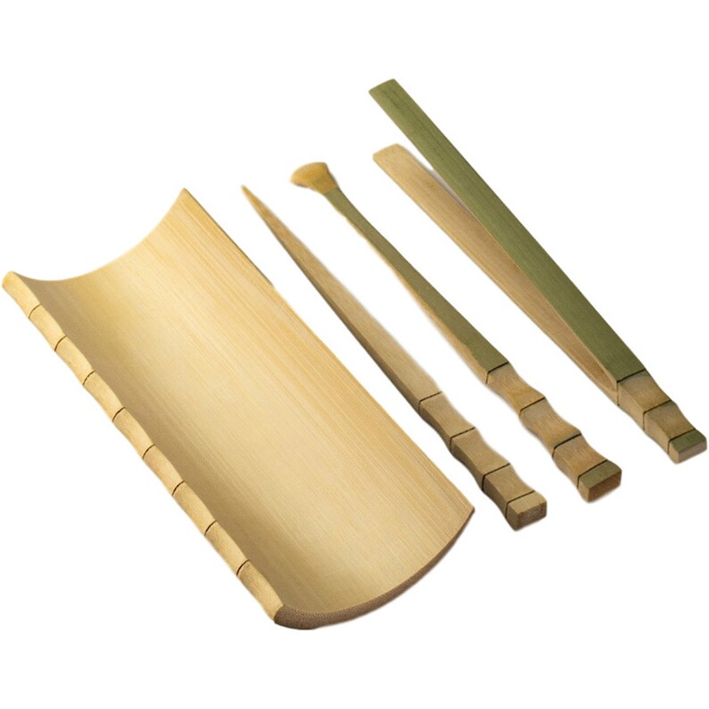 Four-piece tea set bamboo tea needle set tea ceremony