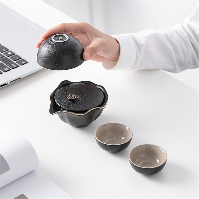 Portable Nianxiang Kuai Ke Cup Handmade Creative Travel Kung Fu Tea Set