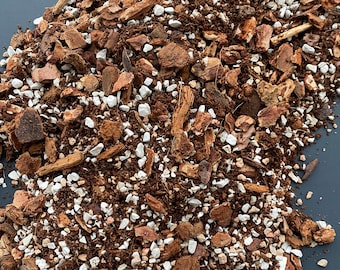 Deluxe Gritty Mix Succulent Bonsai Cactus Soil / Ultra Fast Draining / A+ Aeration