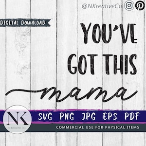 Du hast diese Mama svg | Mama SVG| Muttertag SVG | Neue Mama SVG | Mom Zitate + Sprüche svg | Muttertag Cricut Cut Datei| Geschenke für Mama