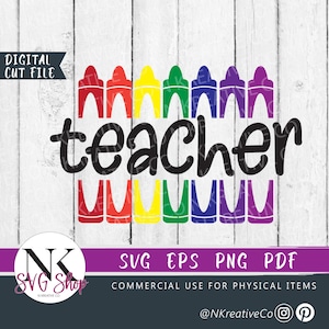 SVG para Professor | SVG para Giz de Cera | SVG para Escola | SVG para Presente de Professor | Pacote de SVG para Professor | Citações e Provérbios de Professores | Arquivo Cricut Cut para Professores