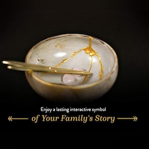 Family Kit: Japanese Kintsugi Ceremony. Family Unity Activity. Great for any Gathering. Tell your Family's Story with a New Family Heirloom image 3