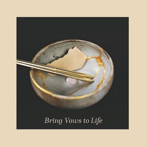 Newlyweds Kintsugi Kit, Wedding Gift for Couples, Anniversary Experience Gift, Bring Your Vows to Life! image 11