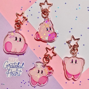 Kirby Holographic Charms