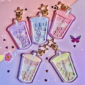 Kirby Boba Shaker Charms