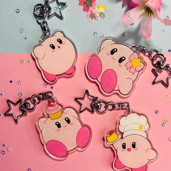 Breloques holographiques Kirby