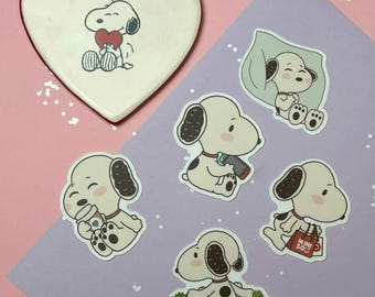 NEW! Snoopy Dog Waterproof Stickers