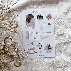 honeybee sticker sheet