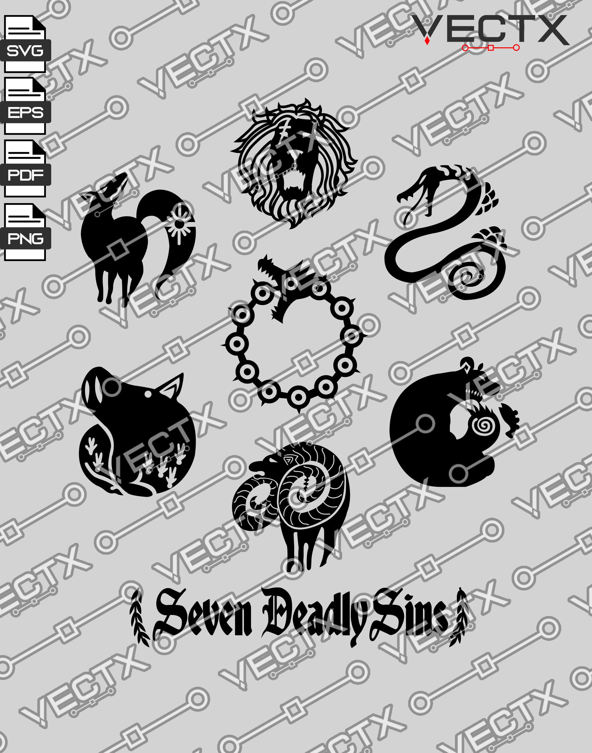 DVD Nanatsu No Taizai - The Seven Deadly Sins Complete Season 1-5