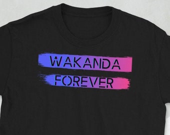 T-shirt Wakanda forever short-sleeve t-shirt, Men's shirt, women's shirt, Men's clothing, Women's clothing Men's Wakanda forever t-shirt