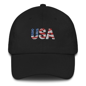 Casquette drapeau des États-Unis - Casquette de baseball American Pride, cadeau patriotique, vêtements patrimoniaux avec étoiles et rayures.