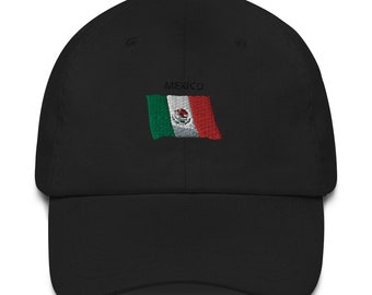 Gorra de béisbol con la bandera mexicana: Gorra de papá viajera con orgullo por la herencia