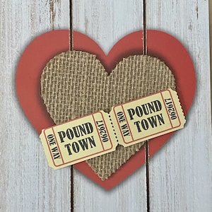 Two Tickets to Pound Town funny gift joke gag couples gift for him for him unique