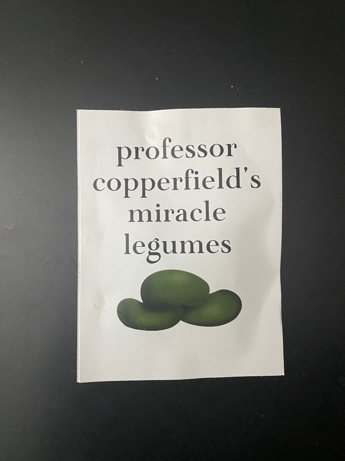 Professor Copperfields Miracle Legumes the Office Prop Gift - Etsy