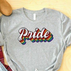 Retro Pride Shirt, LGBTQ Shirt, Pride Month Parade Shirt, Love Is Love Shirt, Gay Pride Shirt, Lesbian Right's Shirt, Trans Pride Shirt