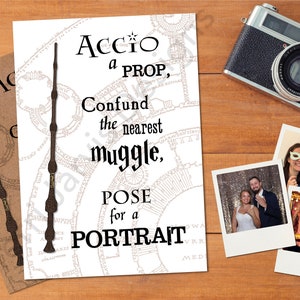 Harry Potter Theme Photo Booth Party Props freeshipping - CherishX  Partystore – FrillX