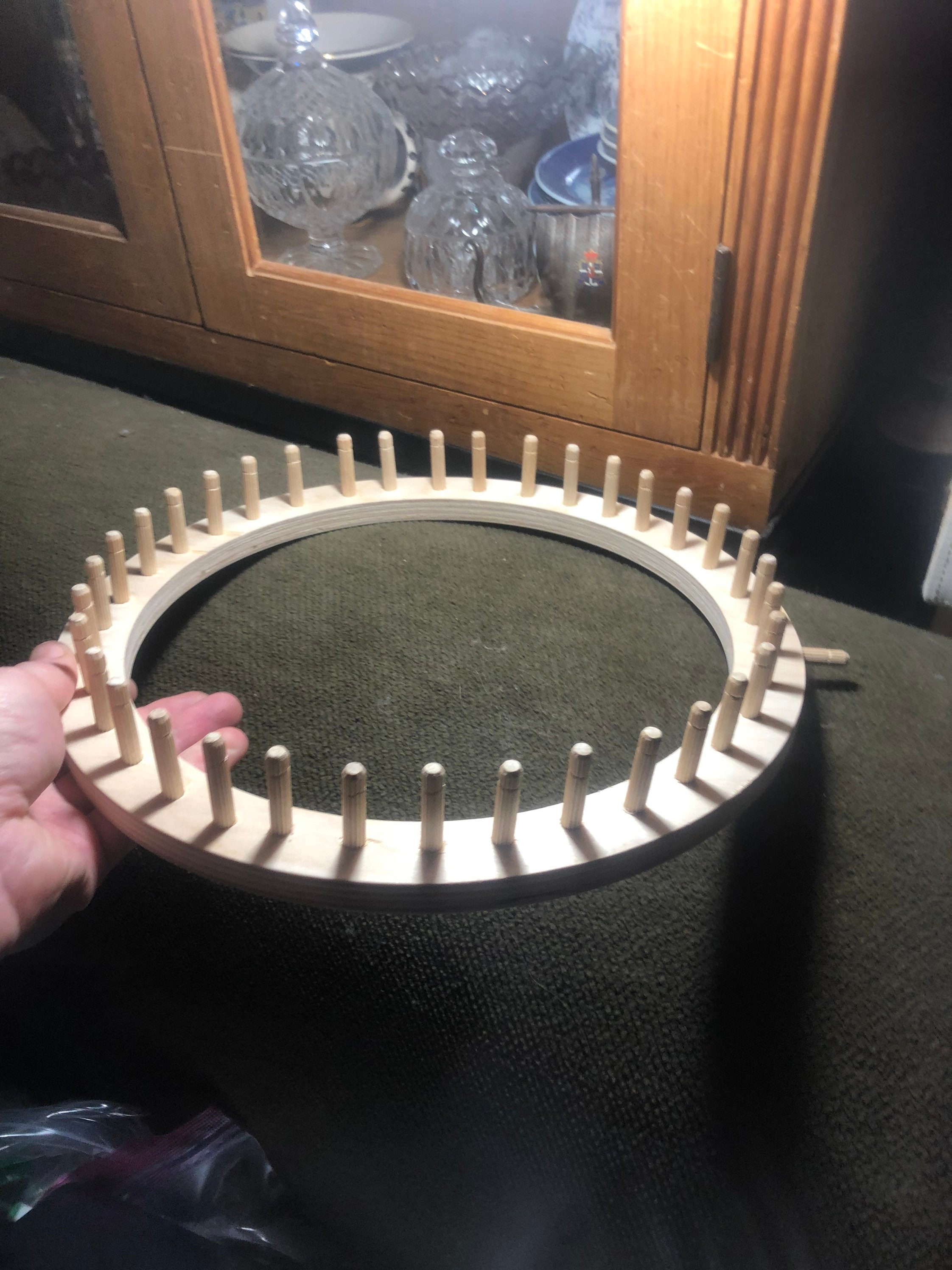 Knitting Looms Vintage/UpCycled Handcrafted Round Hardwood Etsy