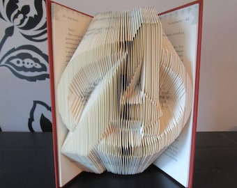 Avengers Logo Folded Book Art, regalo de cumpleaños, cumpleaños de superhéroe, regalo de libro, escultura de libro, regalo de Navidad