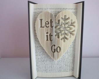 Let It Go Folded Book Art