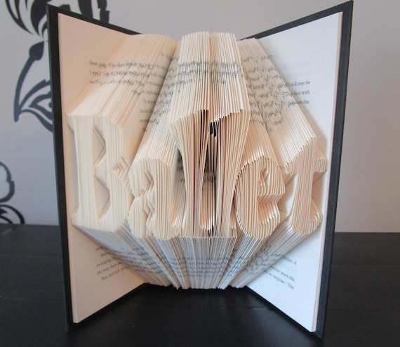 Ballet Folded Book Art, Ballet lover gift, Ballet dancer gift, birthday gift, book sculpture, Christmas gift