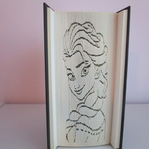 Disney Frozen Elsa Folded Book Art