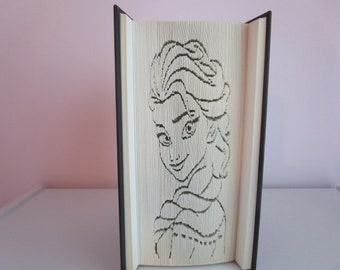 Disney Frozen Elsa Folded Book Art