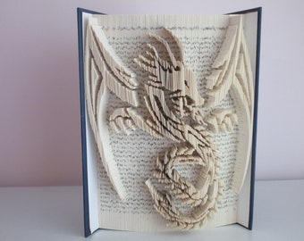 Dragon Folded Book Art