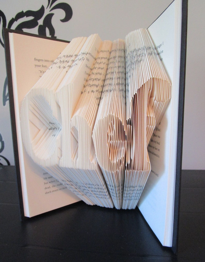 Chef Folded Book Art, chef gift, foodie gift, kitchen decor, birthday gift, Christmas gift image 2