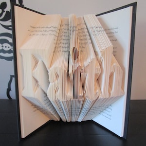 Faith Folded Book Art, religious gift, church gift, book sculpture, Christmas gift