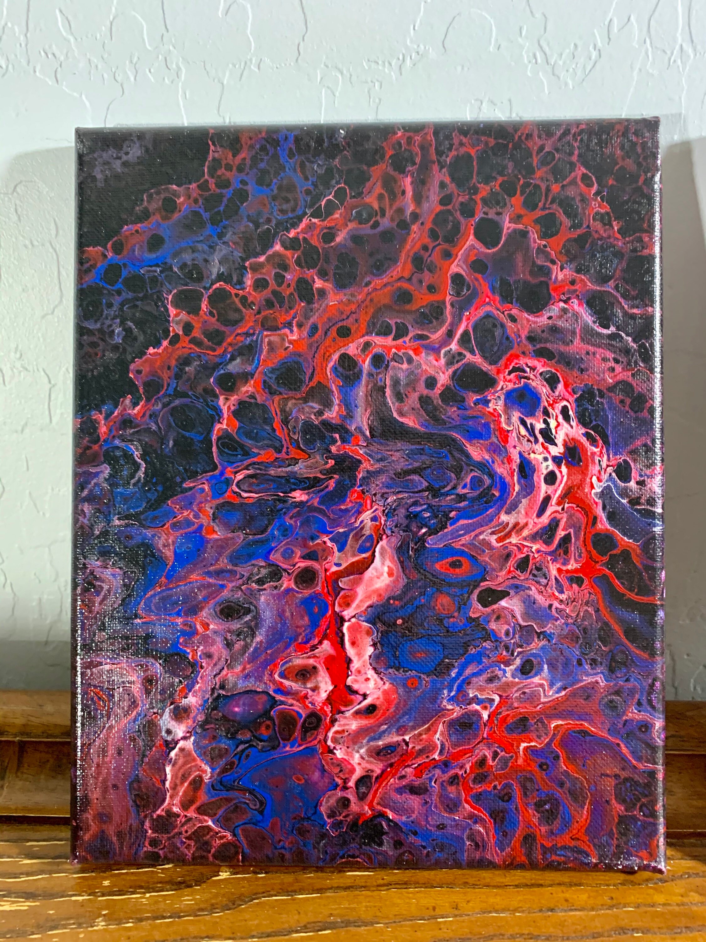 Set of 2 Acrylic Fluid Art Paintings Etsy UK